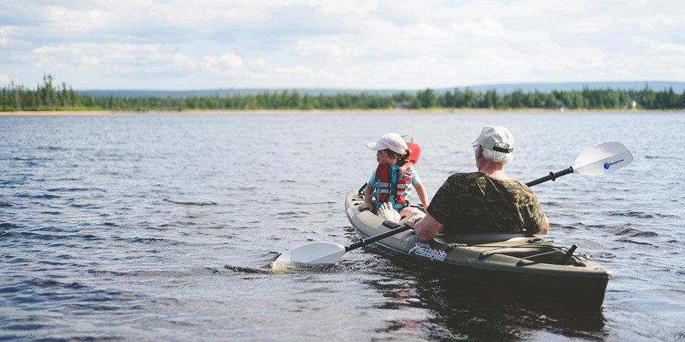 kayaking with a baby
