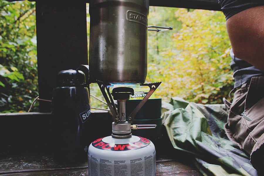 Cooking with propane